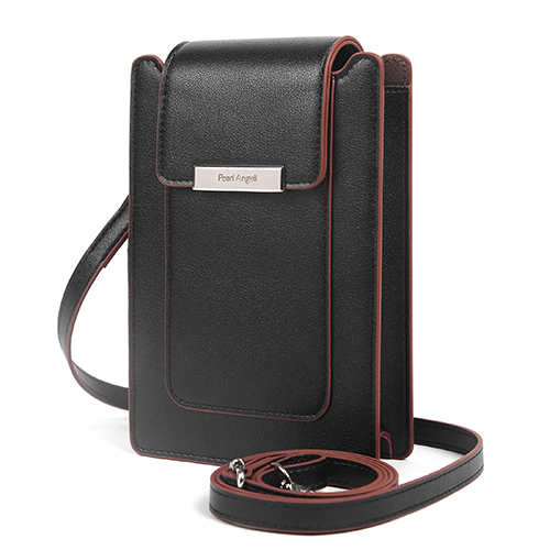 Pearl Angeli Handy Umhängetasche Geldbörse Damen Umhängen Handytasche RFID Schutz Klein Handtasche
