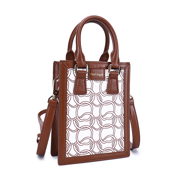Pearl Angeli Leather Crossbody Cellphone Bag for Women RFID Blocking Phone Wallet Purse with 2 Straps